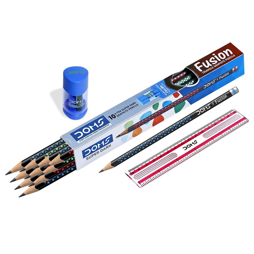 DOMS Fusion Pencil - 5 Box (50 Pcs)