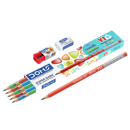 DOMS Y1 - 5 Box | (Pack Of 50 Pencils)
