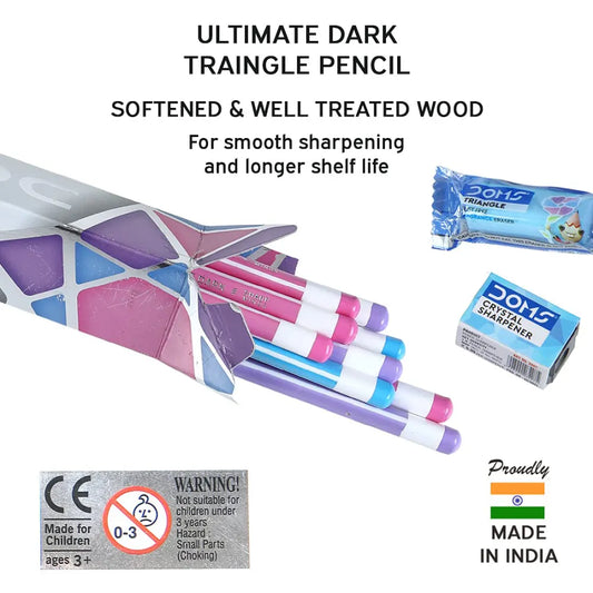 DOMS Zoom - 5 Box | (Pack Of 50 Pencils)